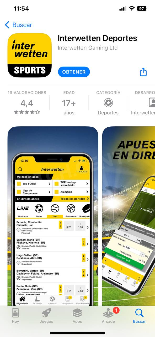 Descargar la aplicación de Interwetten en App Store para iOS (iPhone/iPad)