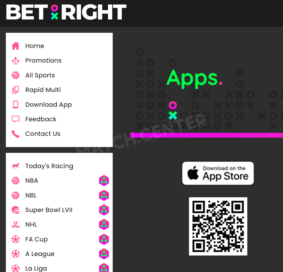 Download BetRight iOS app on the bookmaker’s site