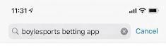 Finding Boylesports Betting App in App Store