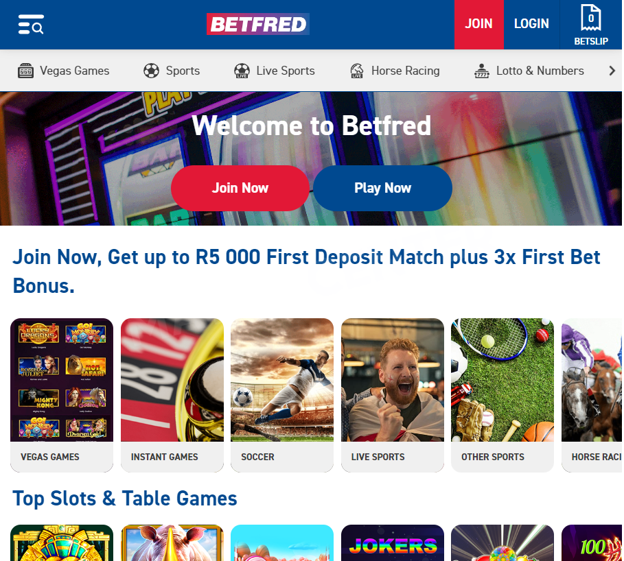 Betfred Data Free site will please casino players as well