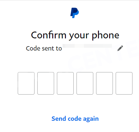 Confirm your phone number