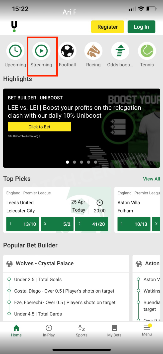 Unibet Mobile App Downolad Latest Android and iOS Version
