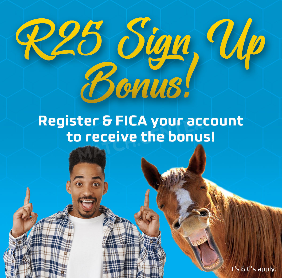 R25 Welcome bonus at Track and Ball