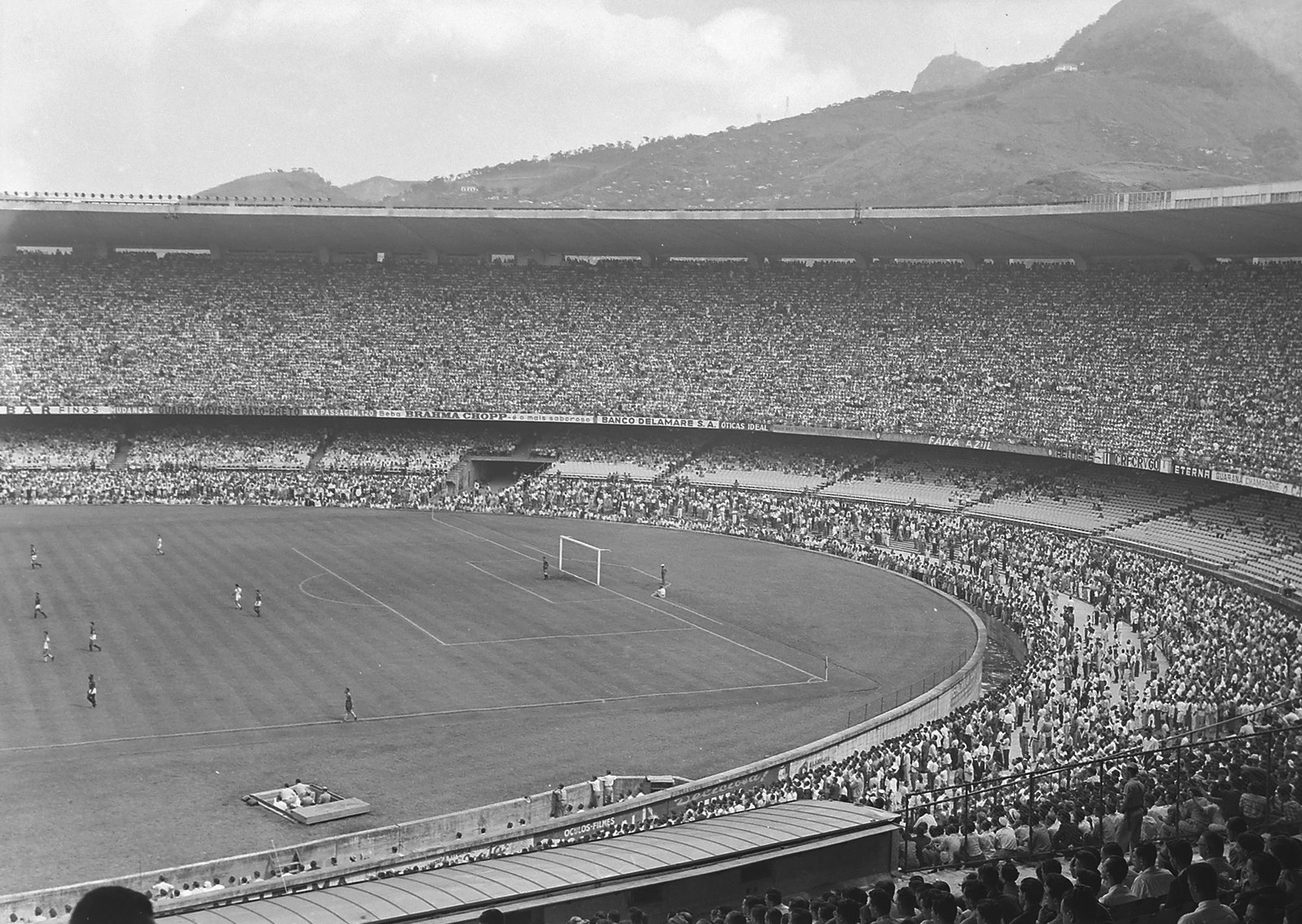 The first game at Maracanã, before the 1950 World Cup.