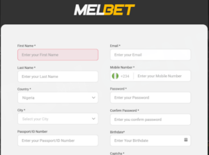 Select the available on the Melbet website
