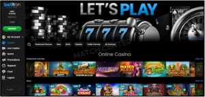 Betition online Casino homepage