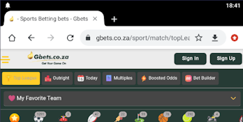 Gbets mobile version