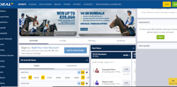 Coral Bet Horse Racing Page