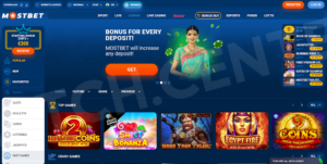 Mostbet main page