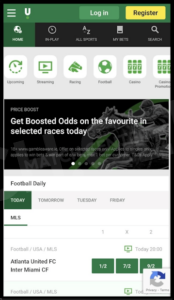 The Unibet Sports betting app