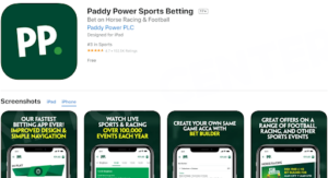 Paddy Power App page in App Store