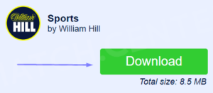 Downloading William Hill App as .APK