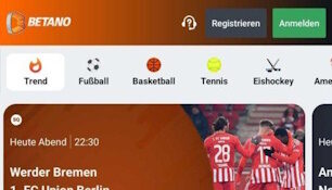 Mobile App: Pre-Match-Angebot