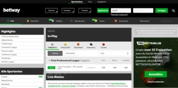 Betway Live-Bereich