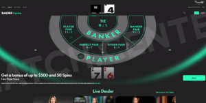 Bet365 main page