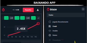 Instruções de suporte sobre como fazer download app Blaze.