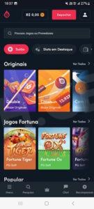 Blaze app oferece muitos jogos de cassino.
