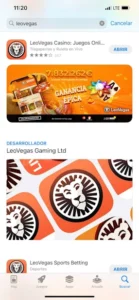 LeoVegas en la App Store